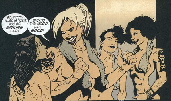 Dizzy Cordova with some naked company in the prison shower