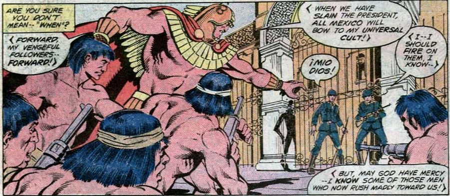 feathered serpent and his cronies attack