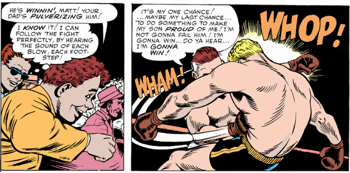 Jack Murdock wins a boxing match