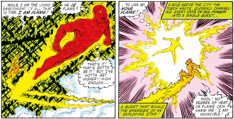 human torch goes nova