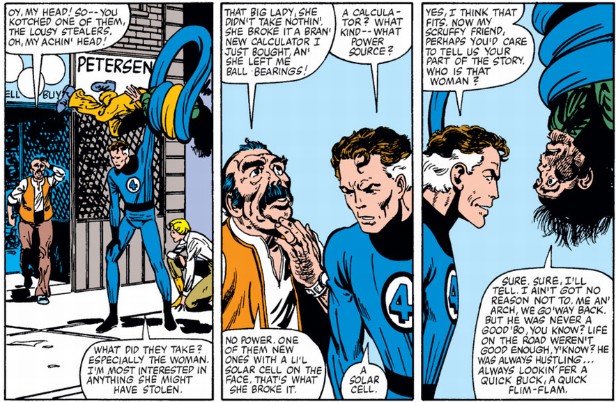 mister fantastic talking
