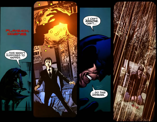 Batman feels responsible for O.M.A.C.
