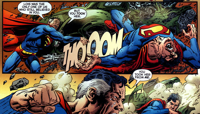Superman of Earth-2 vs Superman of
Earth-1