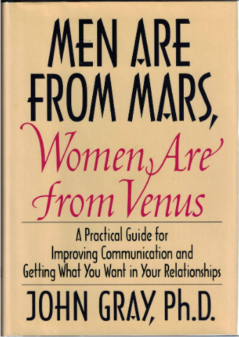 Men Are From Mars, Women Are From Venus book cover