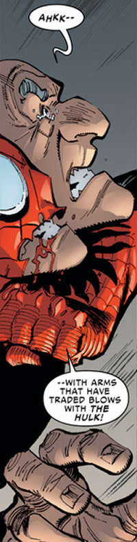 reference to the strenght of spider-man