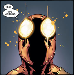 superior spider-man eye lenses activates