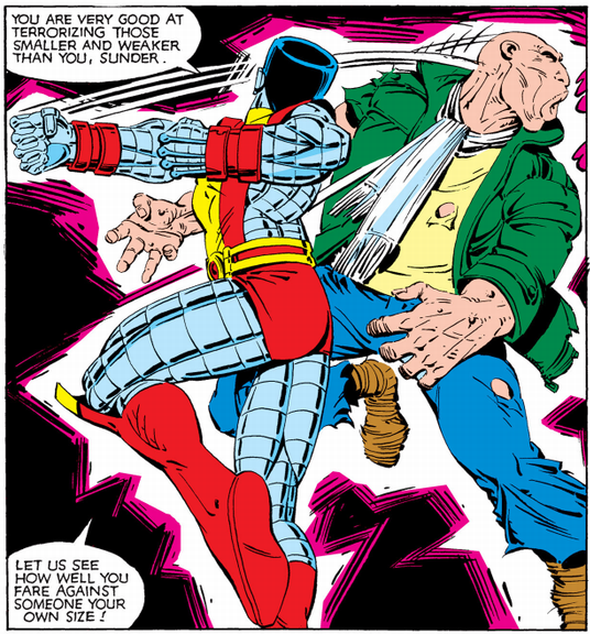 colossus fights sunder