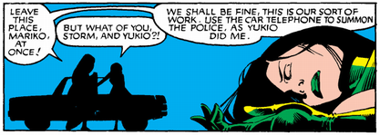 mariko and storm talking