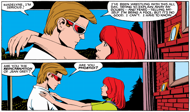 scott talking to madelyne