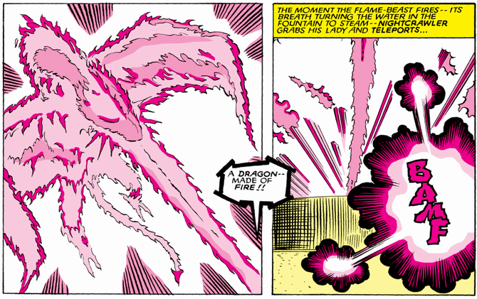 pyro attacks nightcrawler